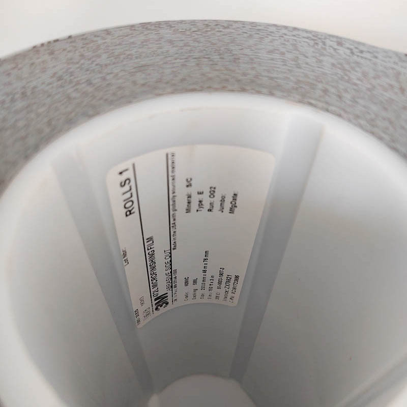 3M472L砂带卷8IN*150FT*3IN精密研磨卷抛光带钢材镜面打磨金属汽车列车轴类零件