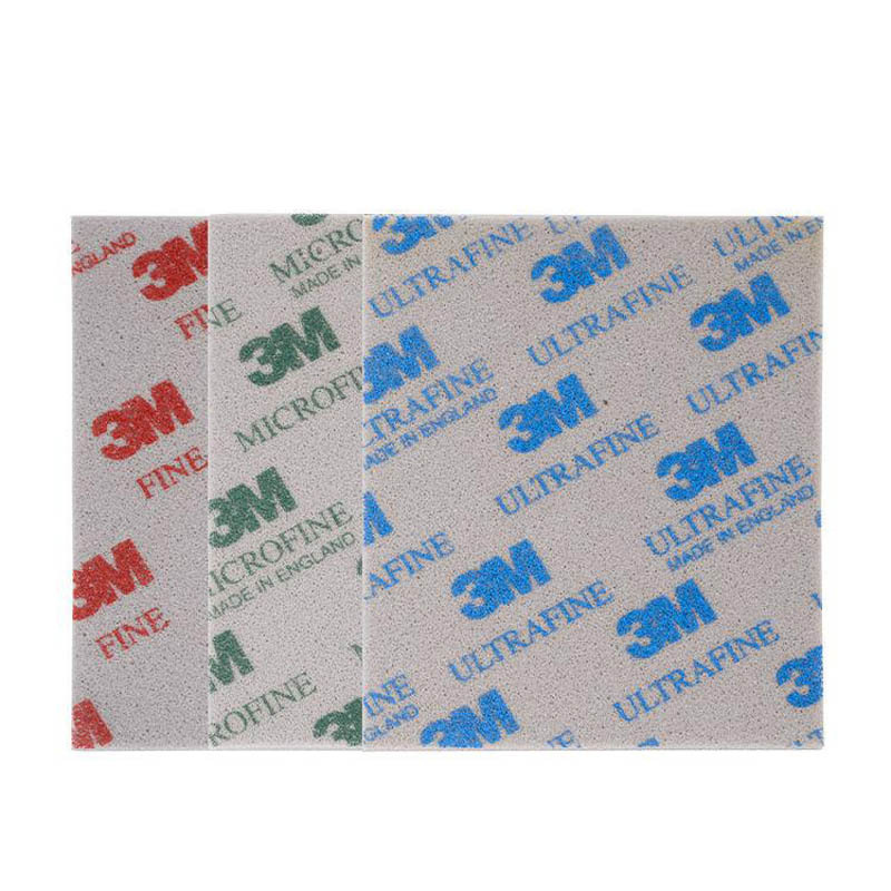 3m海绵砂纸 2600研磨抛光沙块2601-2604泡棉模型塑料打磨