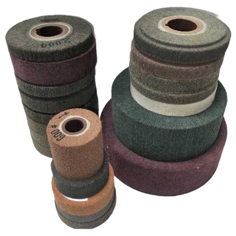 百洁布飞翼轮纤维轮 除锈打磨不锈钢拉丝轮抛光轮 织布轮打磨片