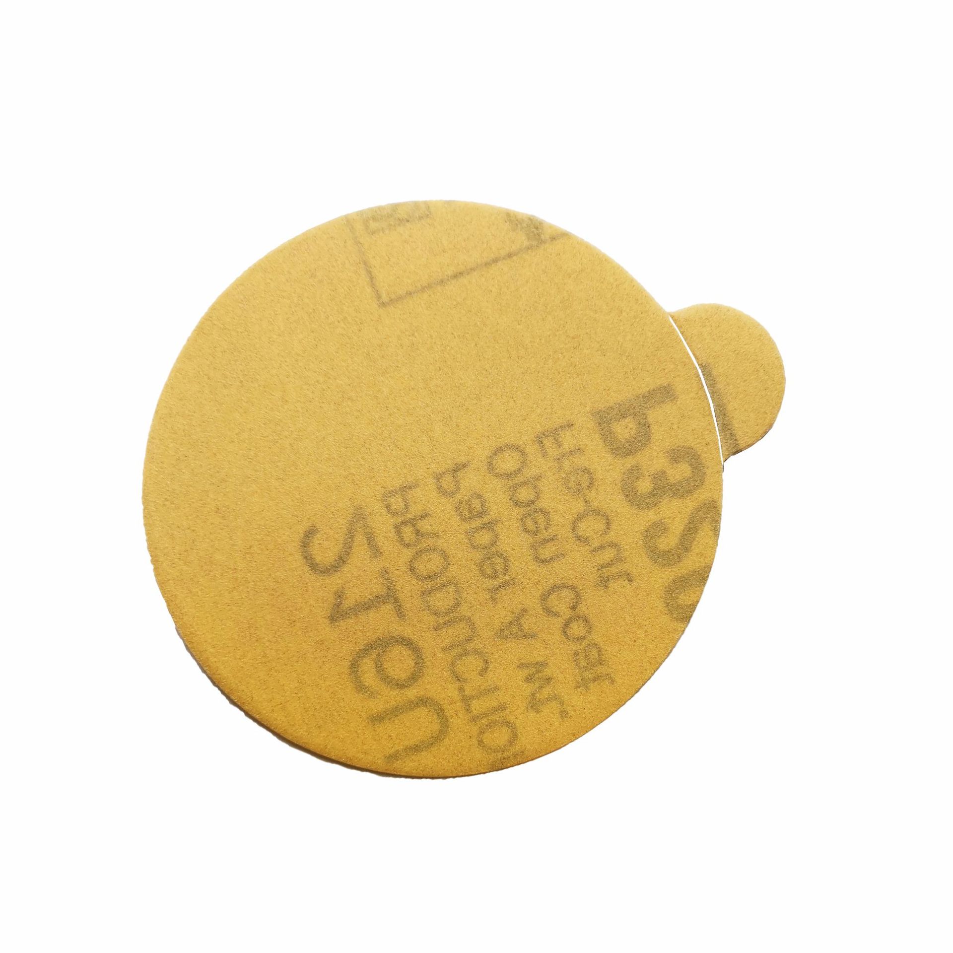 3M背绒干磨砂纸5寸 3寸 216U气动打磨机背胶砂碟自粘圆盘带孔吸尘