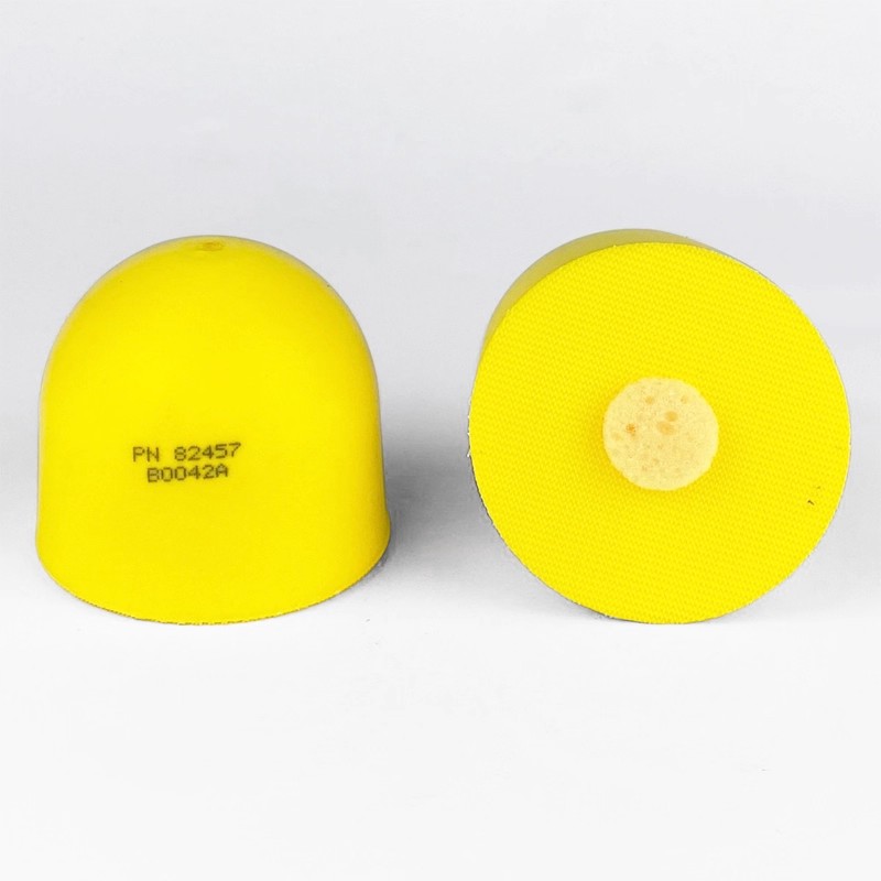 3M82705背胶中心供水打磨轮手动82457背绒托盘水磨轮268L3寸砂纸