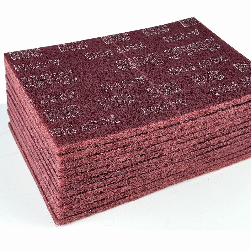 3M7447PRO工业百洁布Scotch-Brite20片盒抛光拉丝氧化铝6*9英寸 152*228mm
