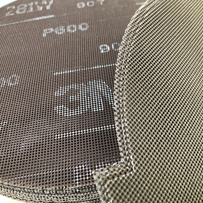 3M 281W 砂碟P600纱网 5英寸 8英寸双耳网格纱打磨片手磨砂碟打磨抛光