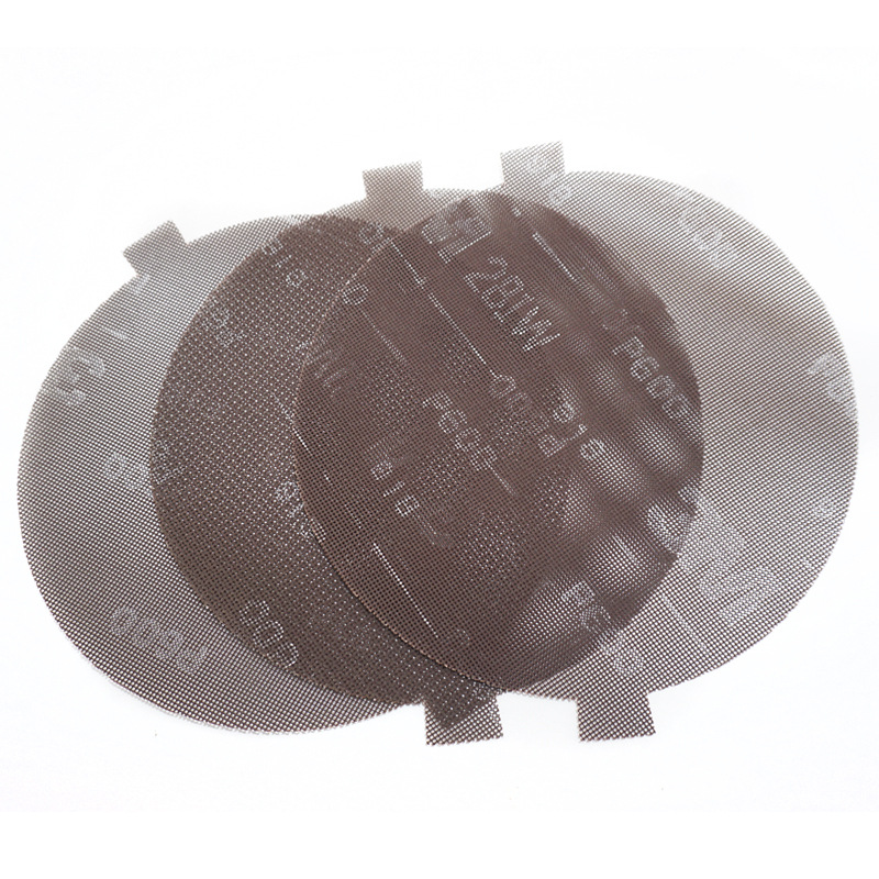 3M 281W 砂碟P600纱网 5英寸 8英寸双耳网格纱打磨片手磨砂碟打磨抛光
