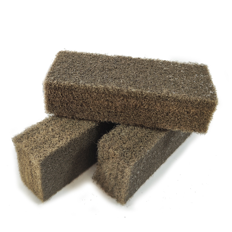 3M 100*40*20工业百洁布研磨抛光块 耐油防堵塞不锈钢去毛刺长条磨块