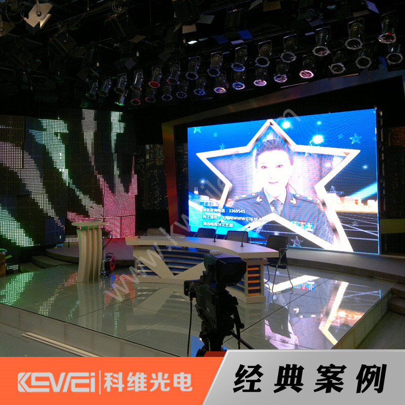 清远电视台室内全彩显示屏