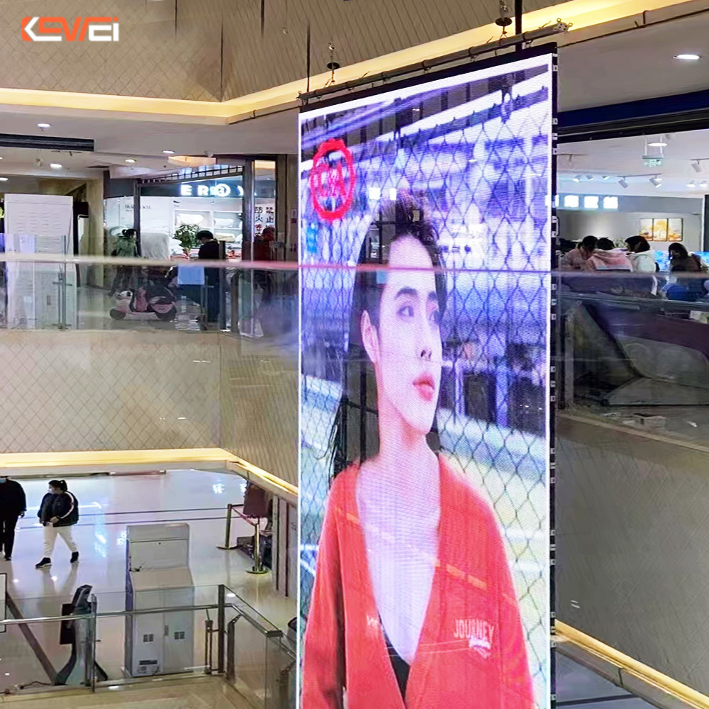 P3.91透明LED显示大屏