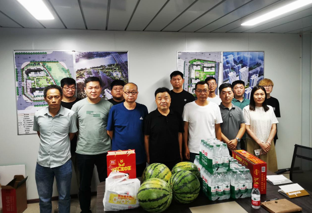 夏季送清涼|鄭大建科建達咨詢板塊領導慰問項目一線職工