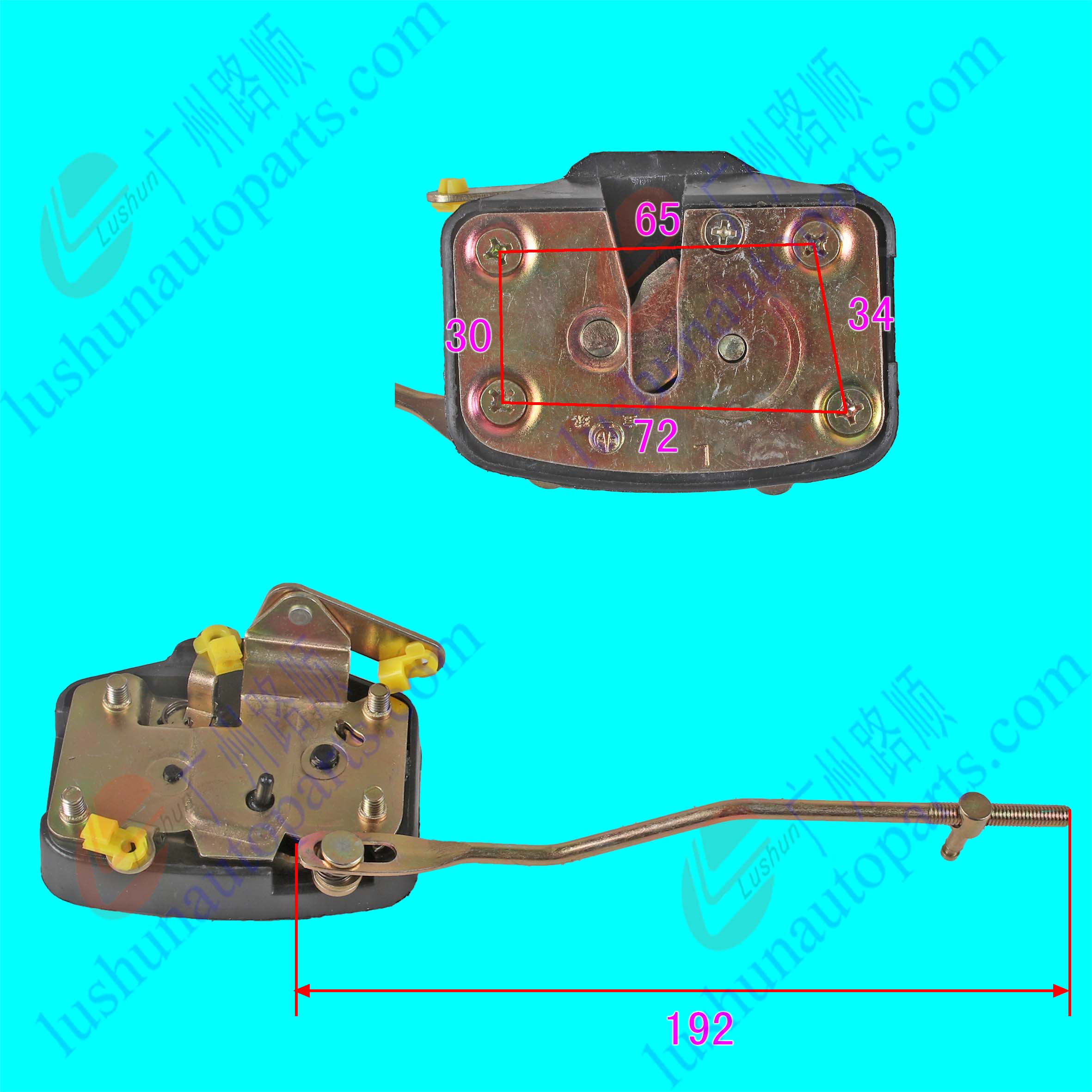 BJ1028A/SD福锐 车门锁体
