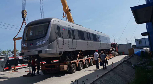 厦门地铁车厢运输