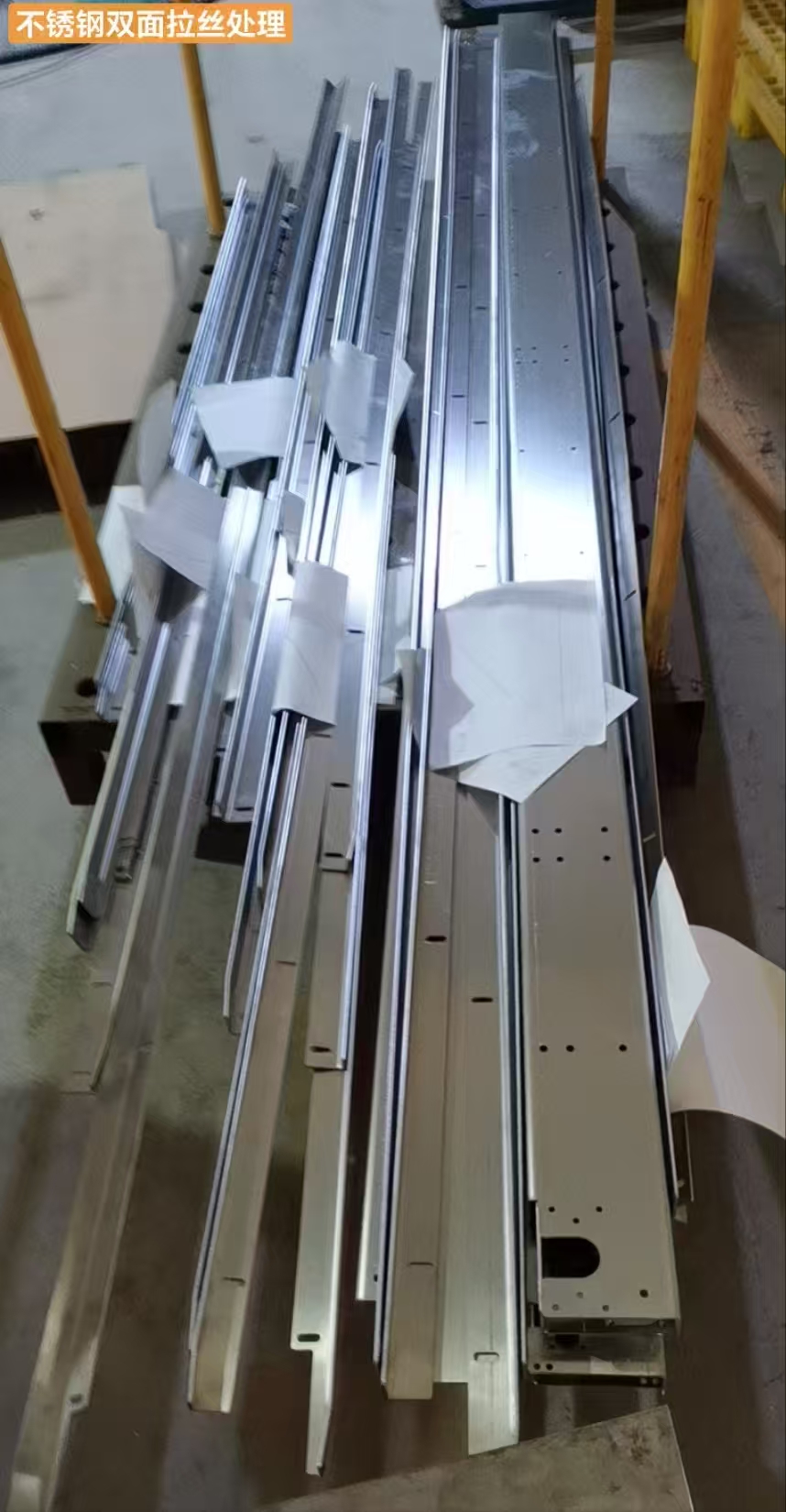 不銹鋼雙面拉絲處理