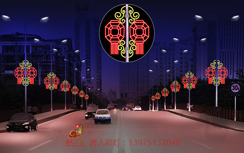 香国桥16根灯杆