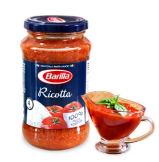 意大利进口 百味来（Barilla） 瑞克特奶酪风味蕃茄意面调味酱 400g