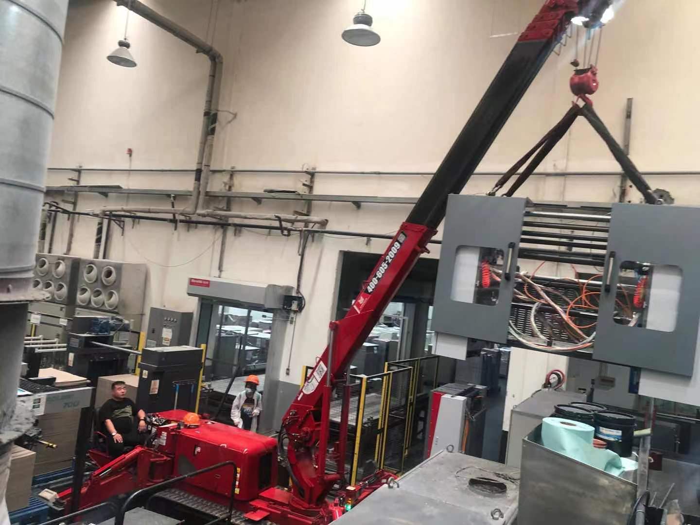 半导体设备移位搬运案例