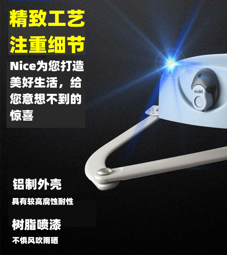 意大利耐氏Nice曲臂平开门电机HYPPO7000