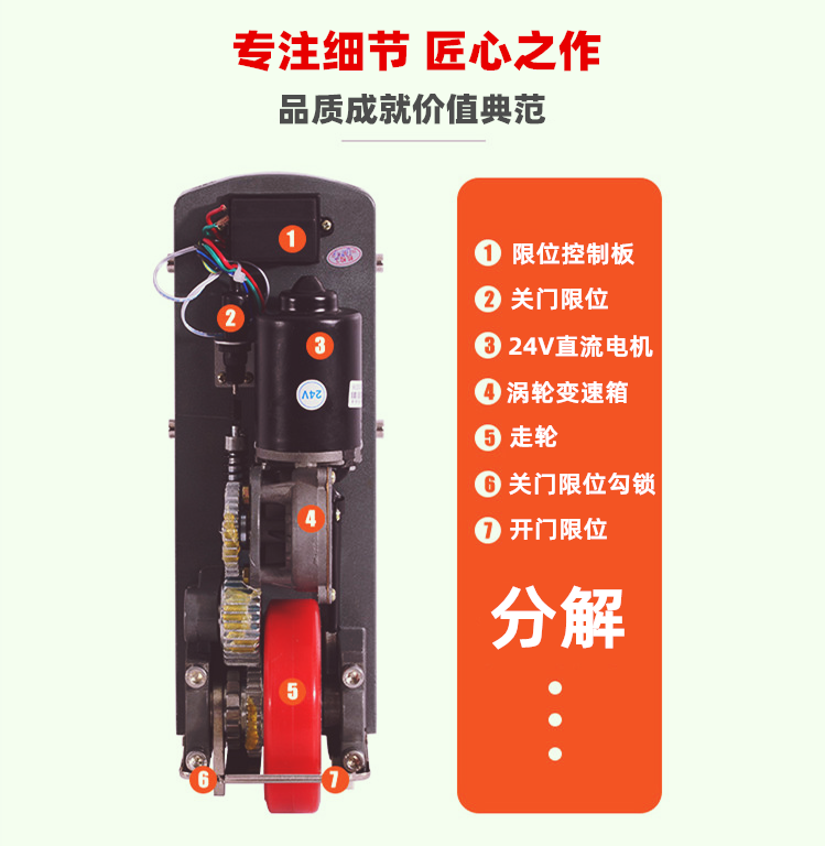 阿尔卡诺ALCANO智能遥控八字平开门机PM180