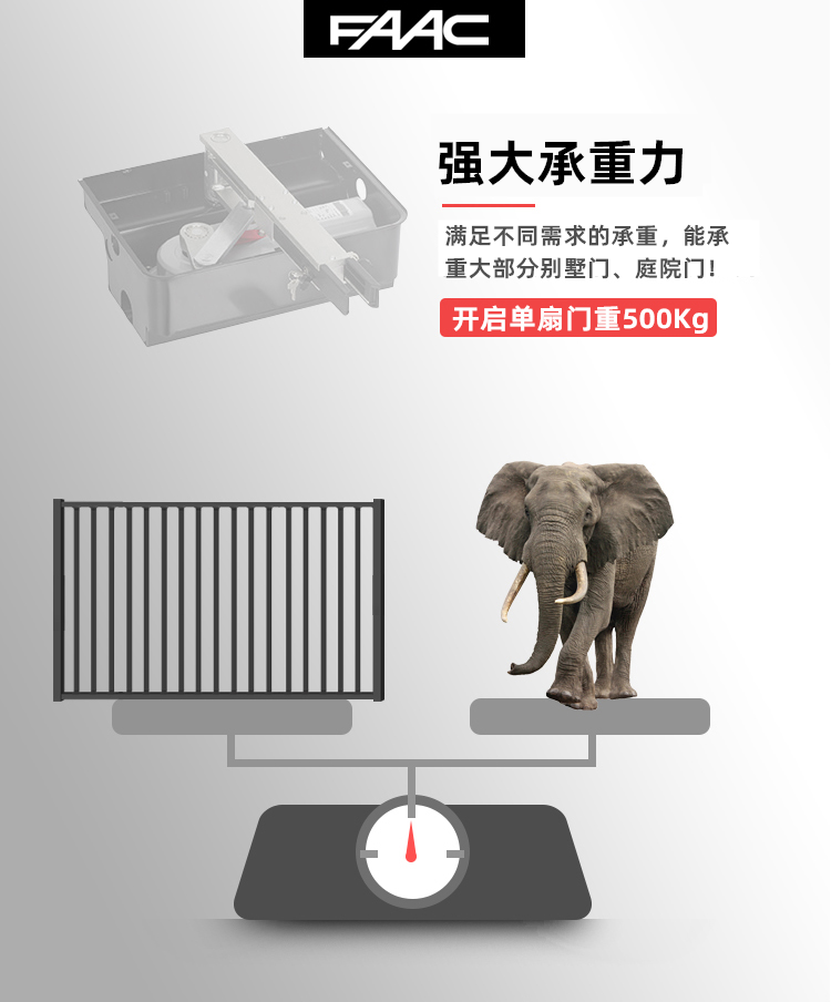 意大利法柯FAAC地埋式平开门电机770