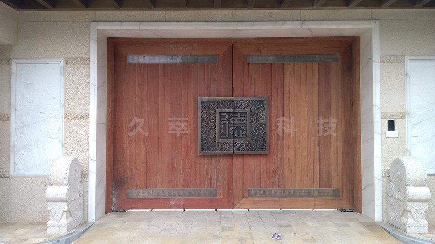 别墅庭院门-实木门
