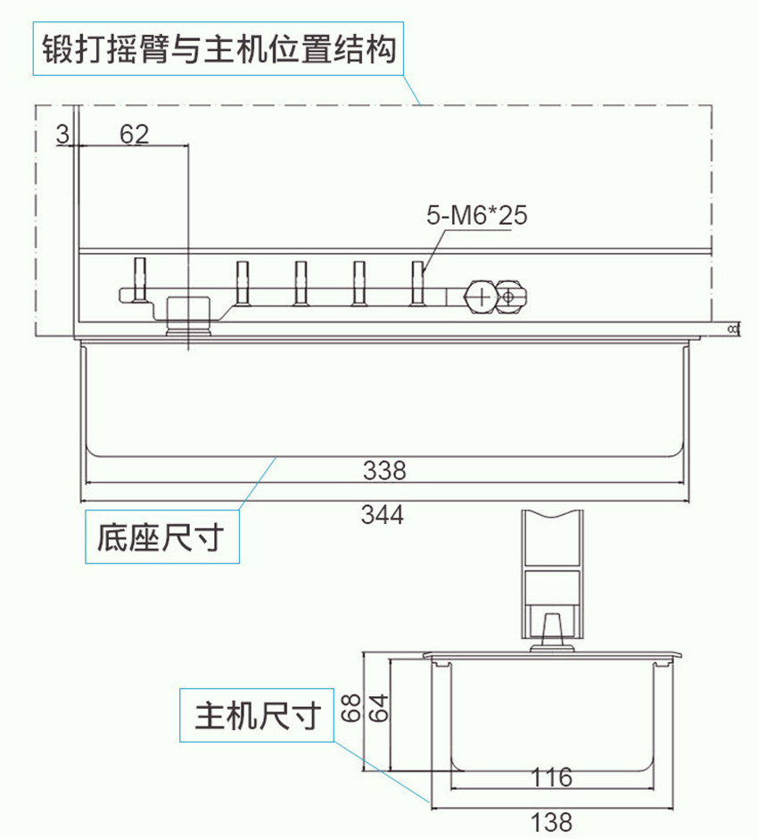 海达HEINDA隐藏地埋式TWS-8A平开门机组