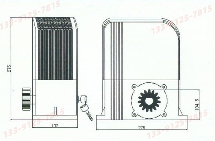 欧玛克(OMKER)新款智能遥控平移门电机DCK300系列