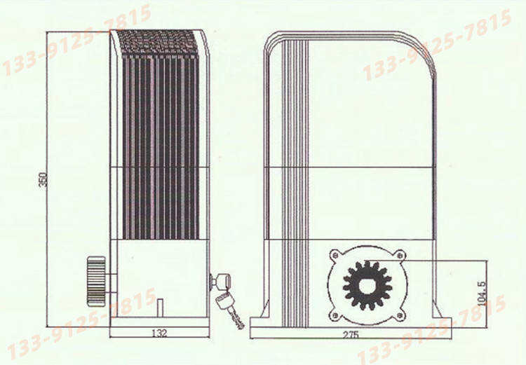 欧玛克(OMKER)新款智能遥控平移门电机DCK300系列