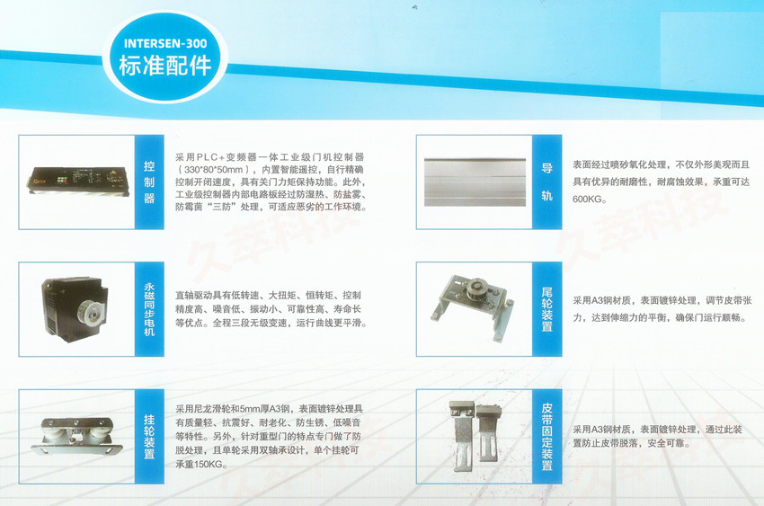 INTERSEN英特森重型感应自动门机组INTERSEN300