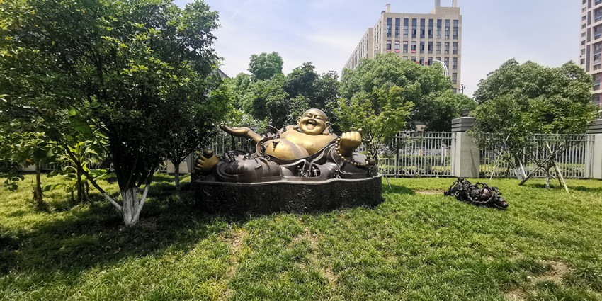 公司一行参观杭州金星铜门