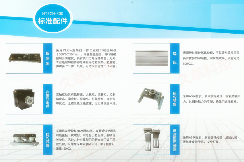英国HTECH海泰克重型感应自动门机HTECH-300产品特点