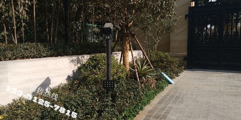 佘山东紫园玲珑华府-铸铝门及车牌识别系统