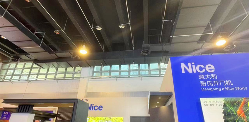 我司携意大利Nice和FAAC开门机参观2024年第14届永康国际门业博览会