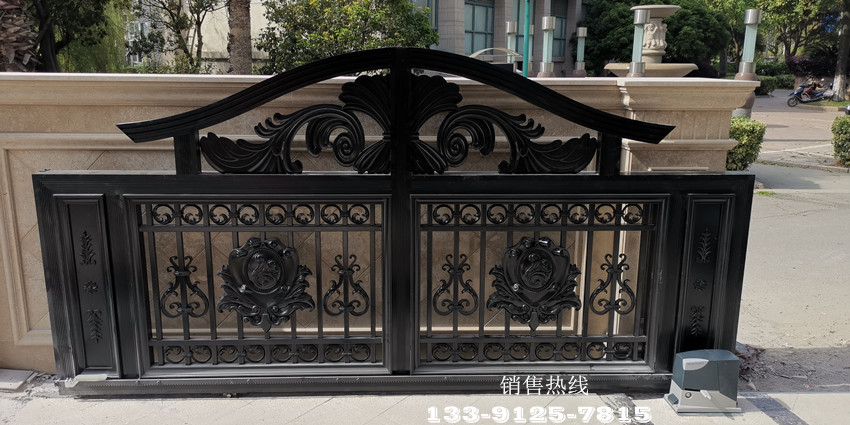 平湖私家别墅-Nice平移门电机ROBUS及铝艺门