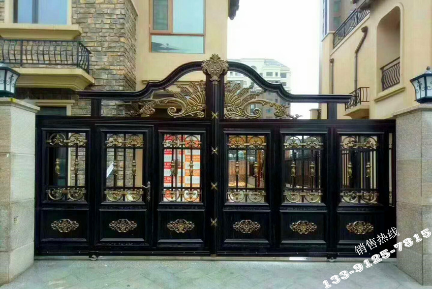 别墅庭院门-铝艺大门