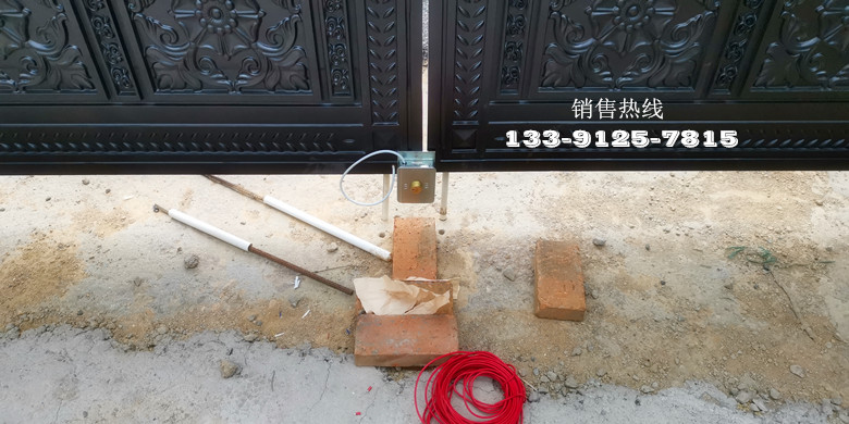 诸暨私家别墅-意大利进口法柯FAAC地埋平开门机770