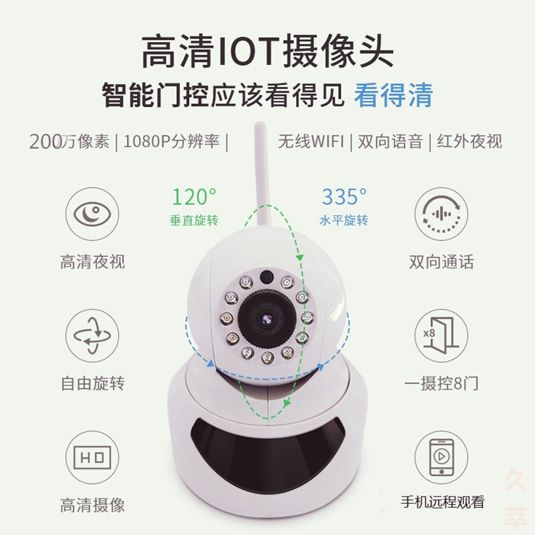 手机APP蓝牙远程视频控制开门
