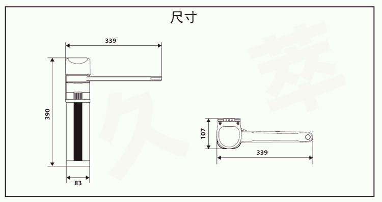 意大利BFT人行通道曲臂平开门电机E5系列