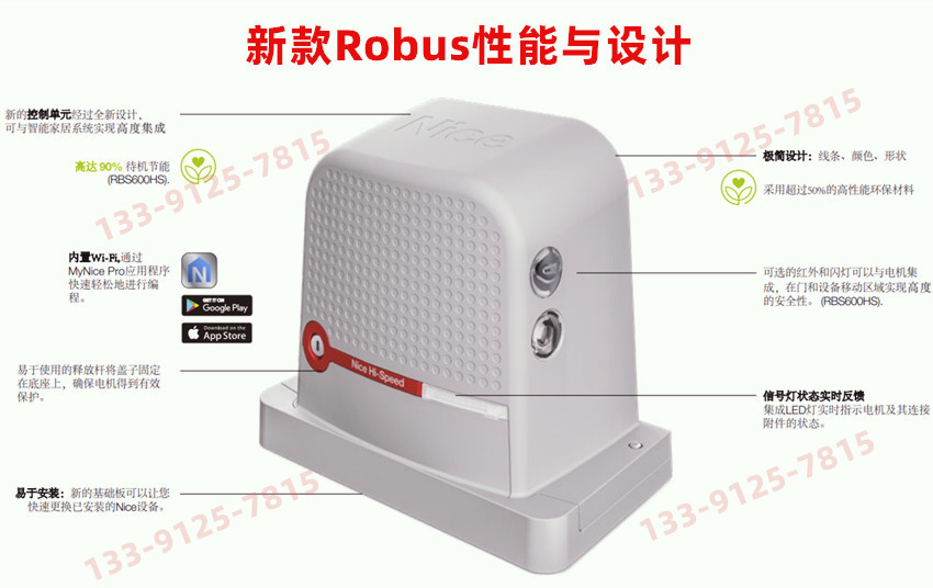 新品介绍-Nice新款平移门电机Robus系列 新品介绍-Nice新款平移门电机Robus系列