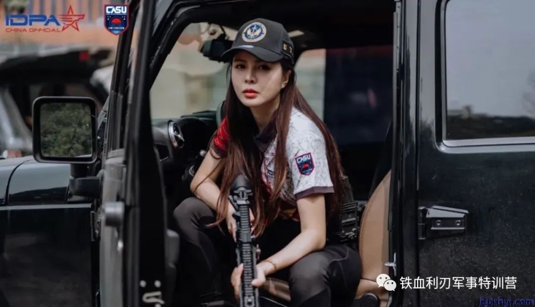 IDPA气枪培训电动枪步枪美女学员