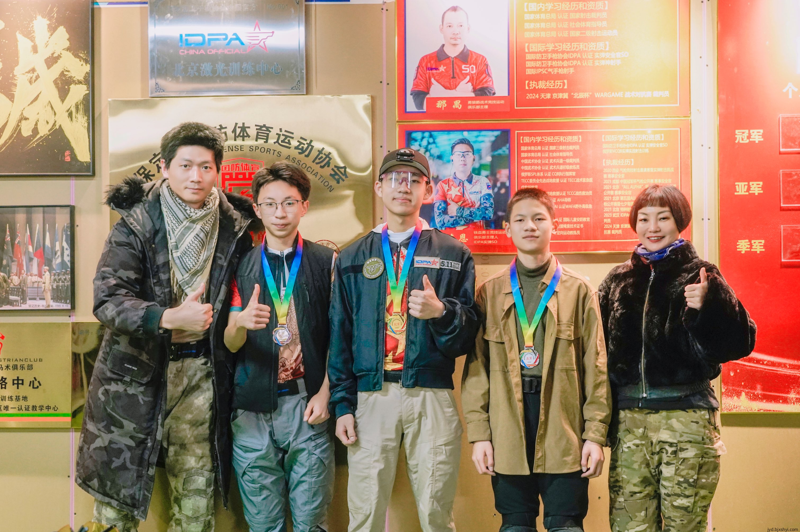 勇狼爵国防竞技战术基地首届个人挑战赛青少年组前三名 勇狼爵国防竞技战术基地首届个人挑战赛青少年组前三名