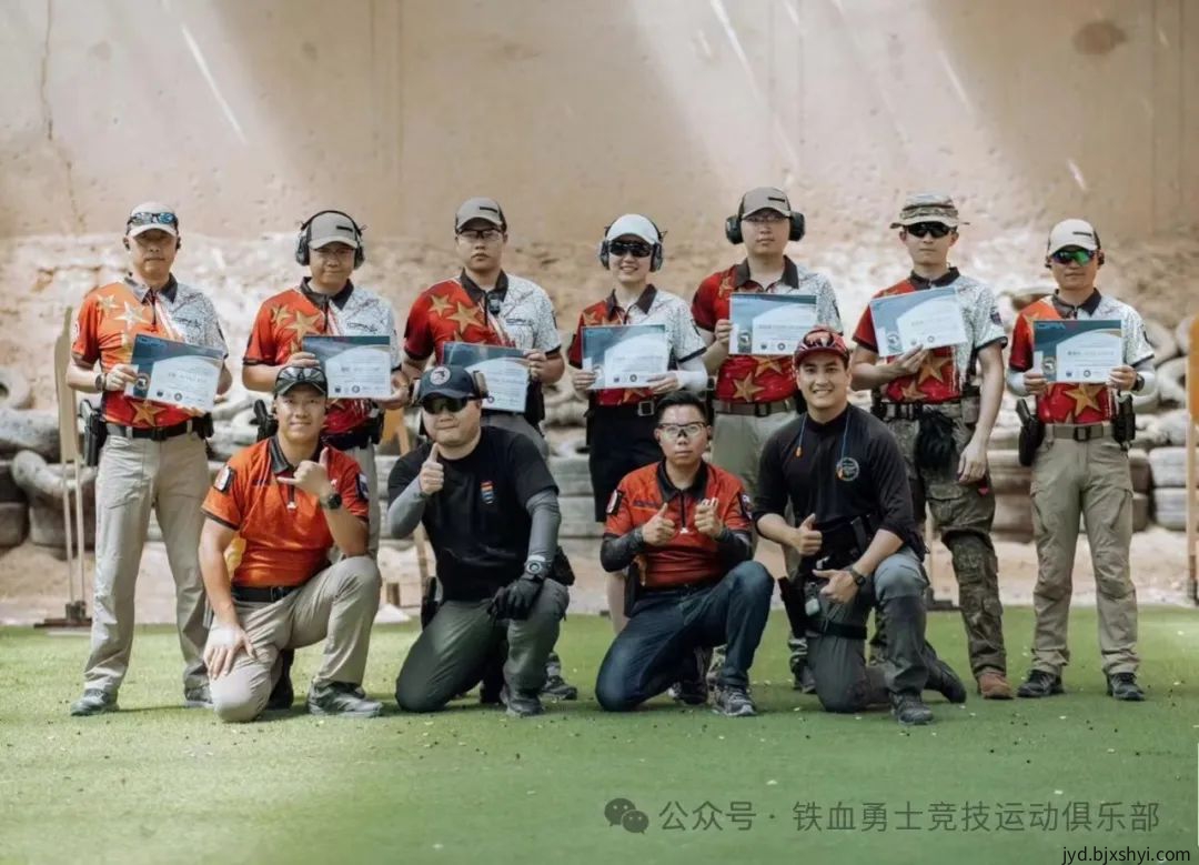 北京铁血勇士竞技运动俱乐部在泰国IDPA实弹培训后的射手合照