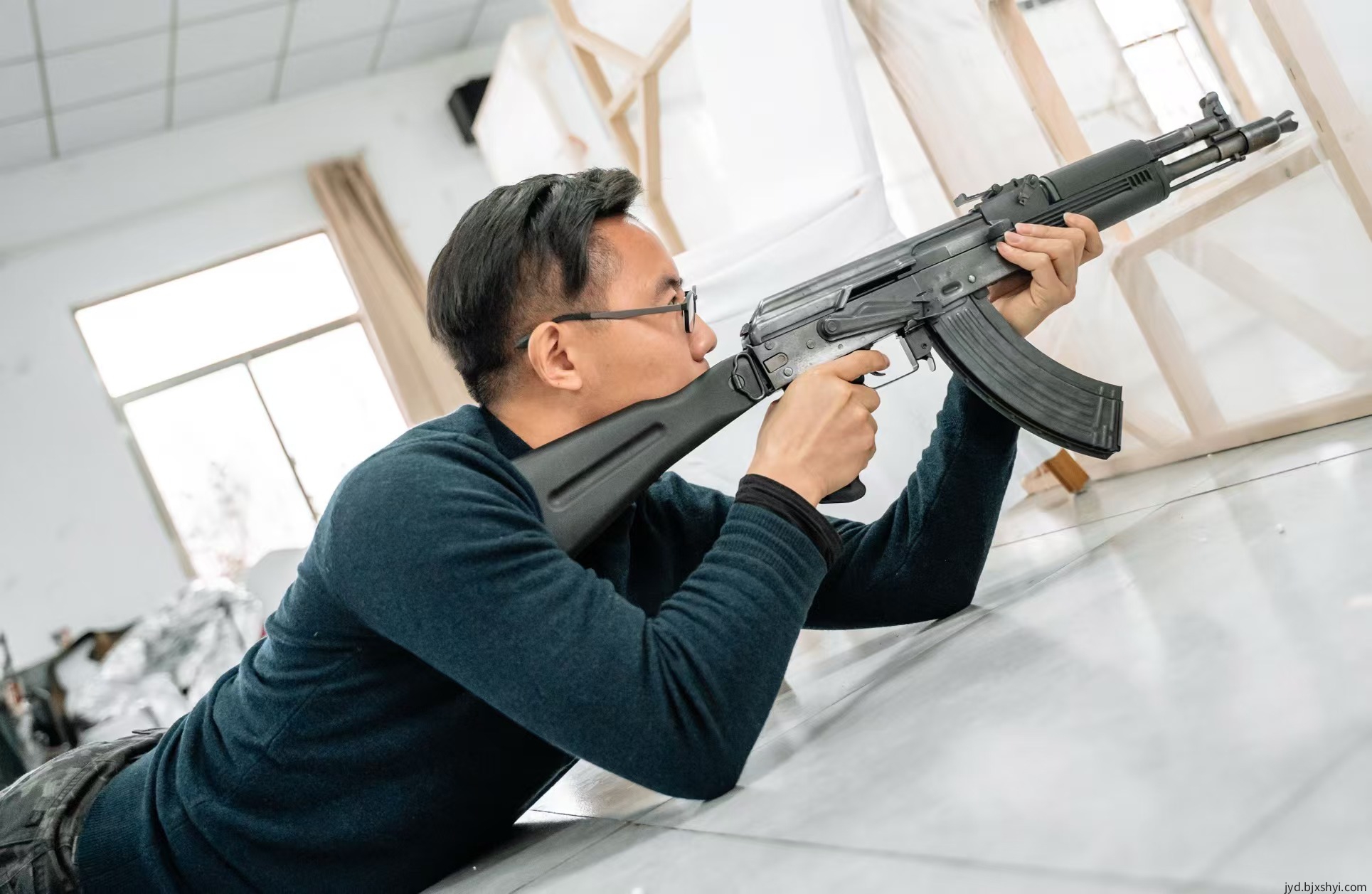 北京站IDPA步枪气枪射击训练现场