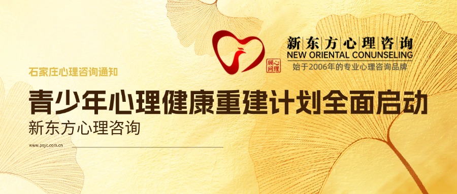 石家庄青少年心理健康重建计划 石家庄青少年心理健康重建计划