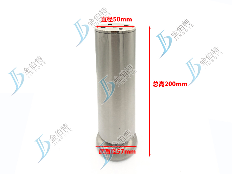 不锈钢柜脚 和发  直径50  总高200