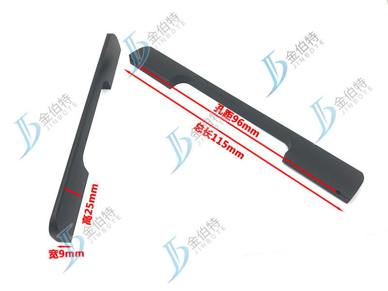 柜门拉手 黑色 8309-96  