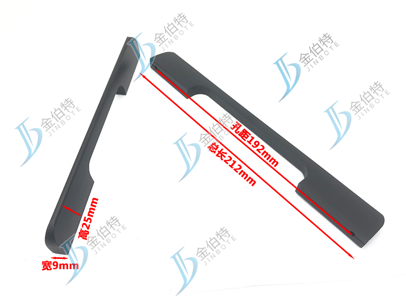 柜门拉手 黑色 8309-192  
