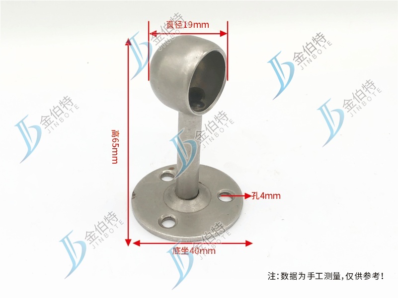不锈钢高元头  实心  直径19mm