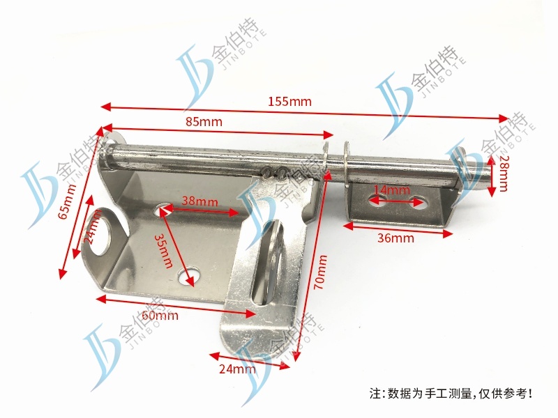 不锈钢锁牌(门)    中