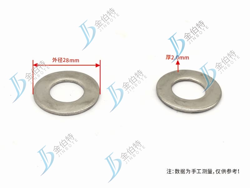 平垫 不锈钢 M14  外径28mm
