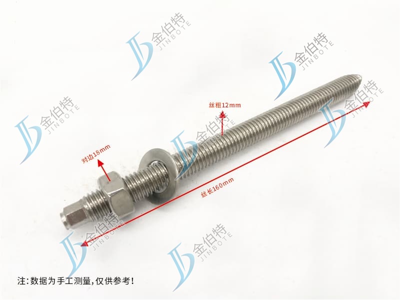 建筑化学锚栓  304 12*160  