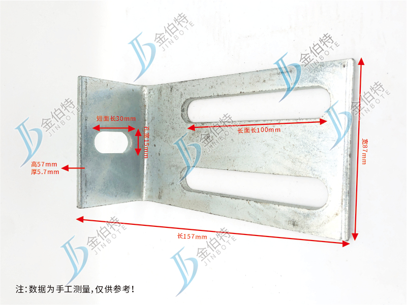 角码  镀锌 孔宽15短面长30长面长100 