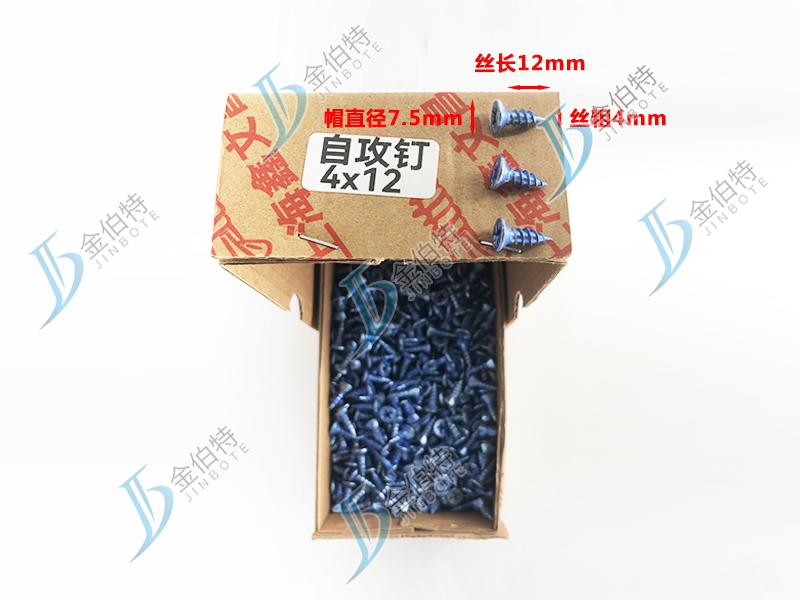 金伯特 丝粗4mm丝长12mm帽直径7.5mm